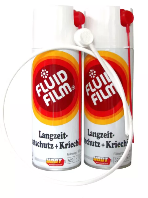 2 x 400ml Fluid Film AS-R mit Hohlraumsonde, Rostschutz, Hohlraumschutz