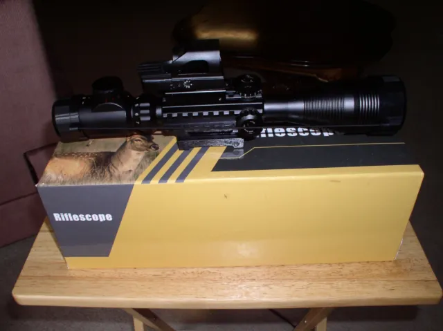UUQ 4-16X50 Combo Rifle Scope / Reflex Sight / Laser