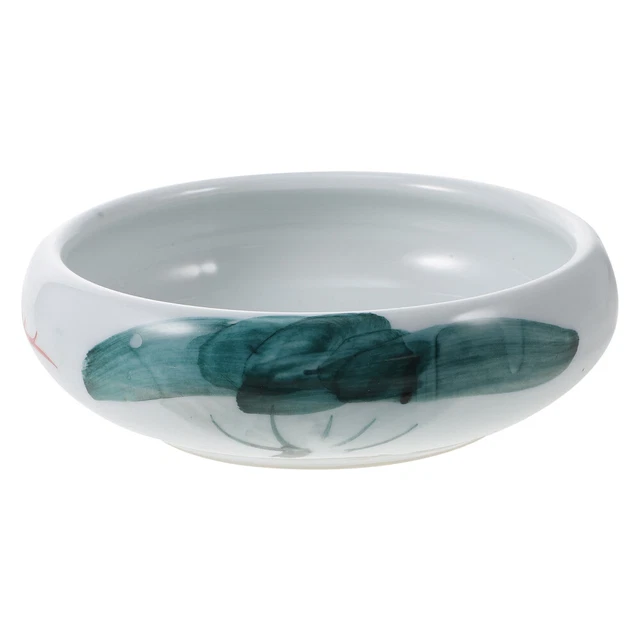 1 pieza lavabo de porcelana clasificación cerámica bandeja cepillo lavado cubo