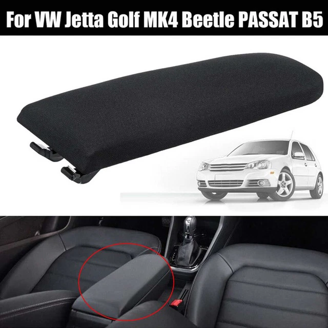 BLACK FOR VW Golf MK4 PASSAT B5 19992004 Cloth Armrest Centre Console