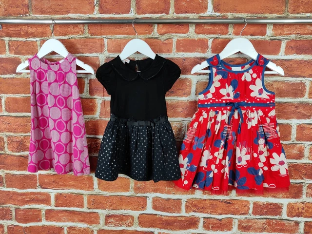 Baby Girls Bundle Age 12-18 Months Next Bluezoo Etc Dress Set Summer Party 86Cm