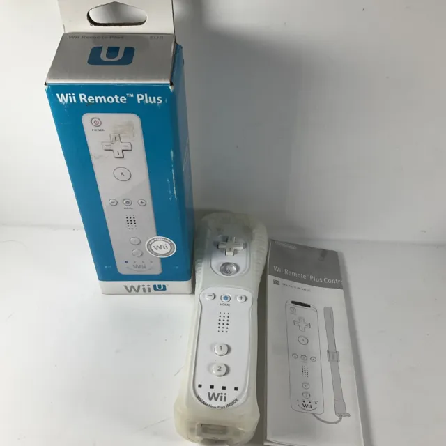 Oficial Original Nintendo Wii U Motion Plus Original Controlador Remoto Blanco