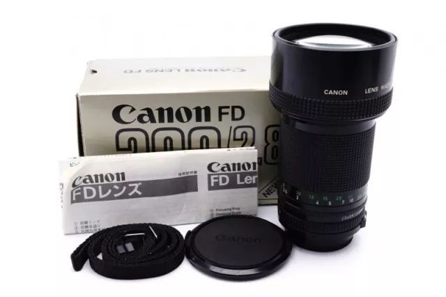 Excellent Canon Neuf Fd 200mm F/2.8 Téléphoto Mf Objectif De Japon 155955