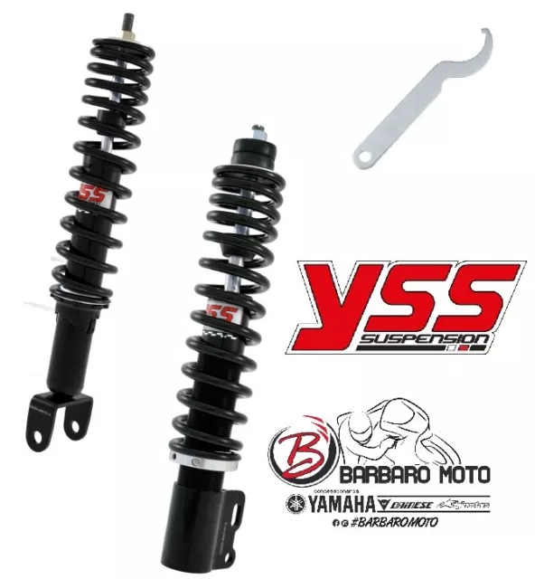 Kit Ammortizzatori Ant + Post Yss Regolabili Molla Nera Vespa 50 Special L R N