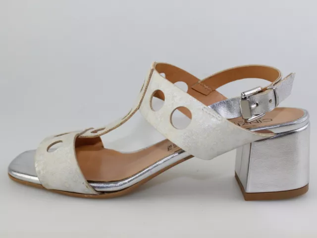 chaussures femme CINZIA SOFT 35 EU sandales argent cuir synthétique DF452
