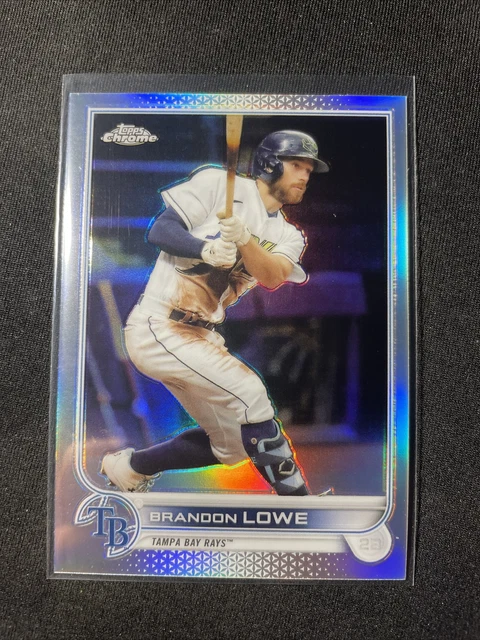 2022 Topps Chrome #107 - Brandon Lowe - Tampa Bay Rays SILVER