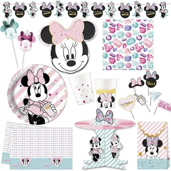 Minnie Mouse Anniversaire Fête Enfants Set Déco Disney Souris