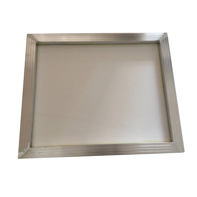 Paquete de 6 marcos de pantallas de seda de aluminio de 23"" x 31"" con malla 110 12