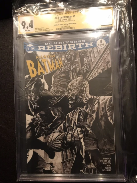 DC Comics ALL-STAR BATMAN #1 CGC SS 9.4 Sketch JOKER CATWOMAN GOTHAM HARLEY IVY