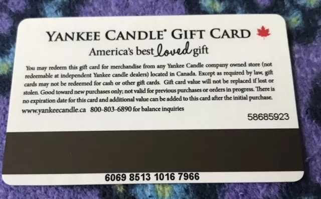 Yankee Candle Gift Card Red Heart Happy Valentines Day No Value Canada New 2