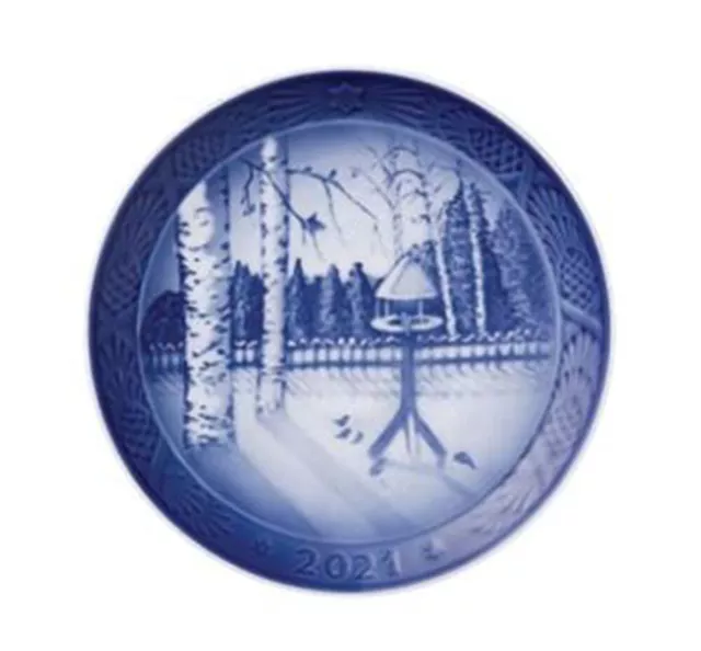 2021 Royal Copenhagen Christmas Plate | NEW IN BOX | FACTORY FIRST! DENMARK