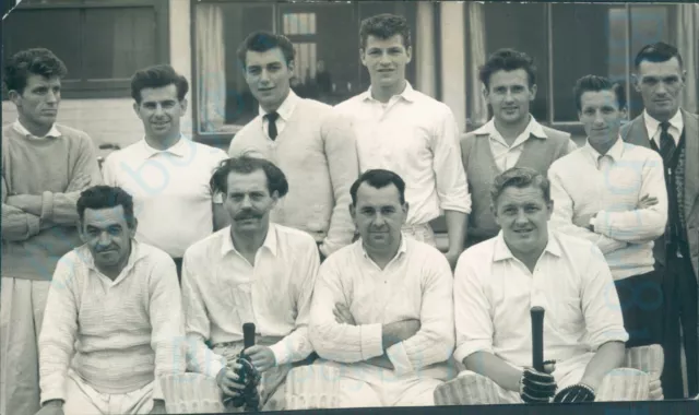 1957 Amateur Cricket Keays team Fleetwood league Press photo 6.25*3.5"