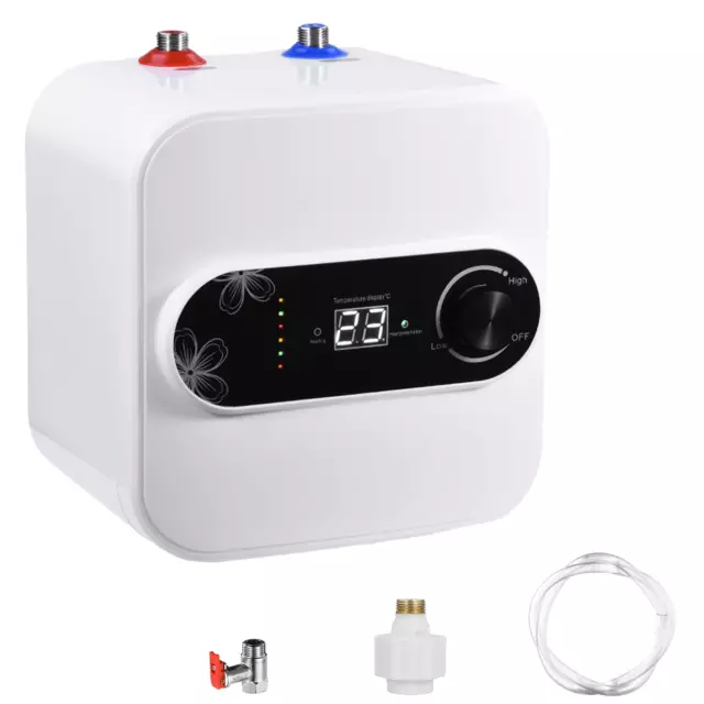 1.5KW 10L Electric Instant Hot Water Heater Under Sink Small Water Tank Kitchen