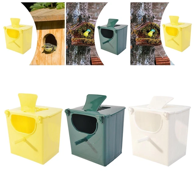 Picture of BIRDS PARROT BREEDING Box Bird Cage Hideout Portable Birdhouse Bird ...