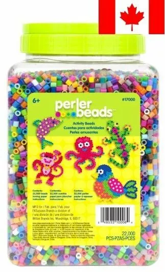 Perler Beads 22,000 Count Bead Jar Multi-Mix Colors