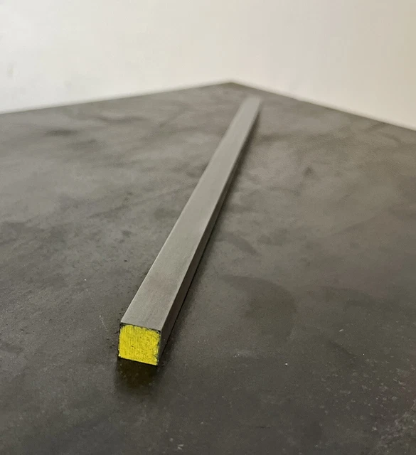 7/16" 1018 Cold Drawn Steel Square Bar Stock x 12" Long