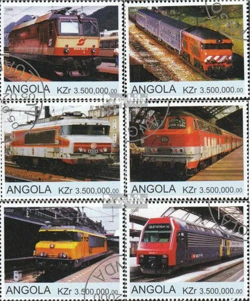 Angola 2000Z2a-2000Z2f il Legalität ilser Edizione è irrisolta usato 2000 Corso