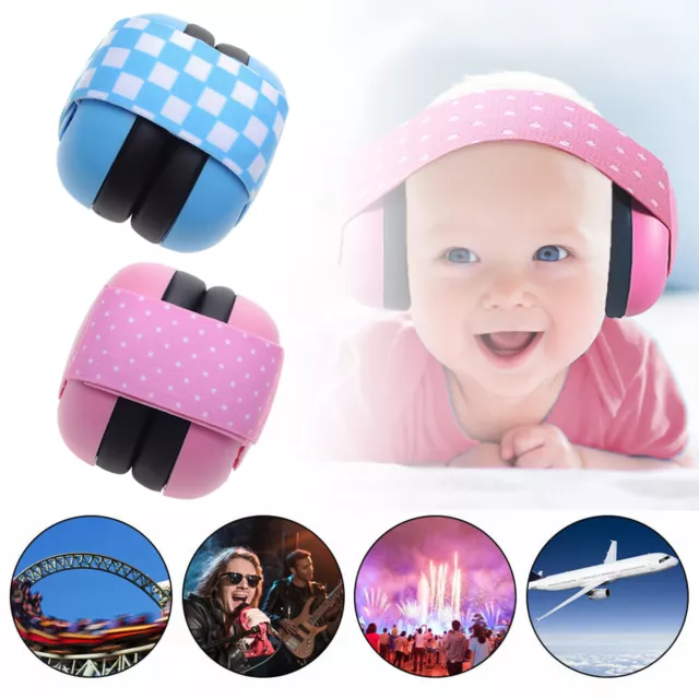 Baby Folding Ear Defenders Noise Reduction Hearing Protection Ear Muffs Foldable