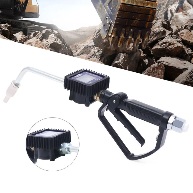 Digital Oil Control Valve Meter Nozzle Fuel  Lubricant Air Operated Oil Transfer