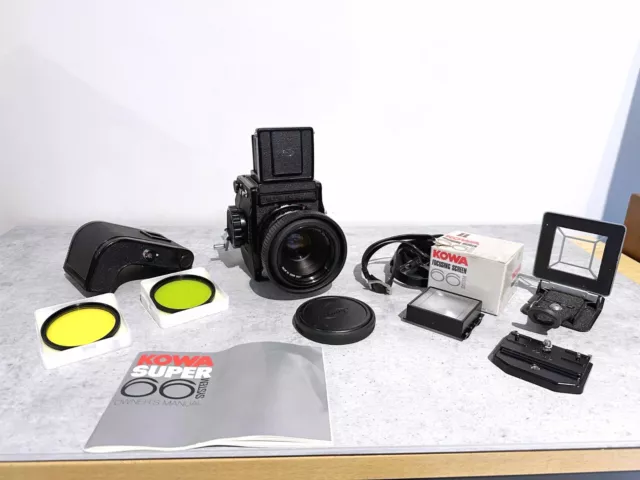 Appareil Photo KOWA Super 66 + Accessoires Notice ( Pentax Leica Hasselblad )