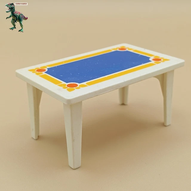 Table Playmobil Vintage Avec Bancs - Thème Médiéval, Pirates, Western, Occasion Bon état