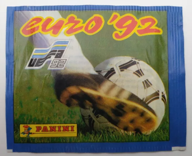 Very Rare Panini Foot Euro 92 Packet Bustine Tute 1992 Uefa Euro Sweden Sverige