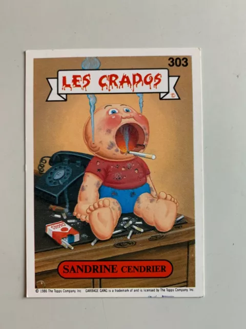 Sticker Vintage - Les Crados Serie 2 - N°303 - Sandrine