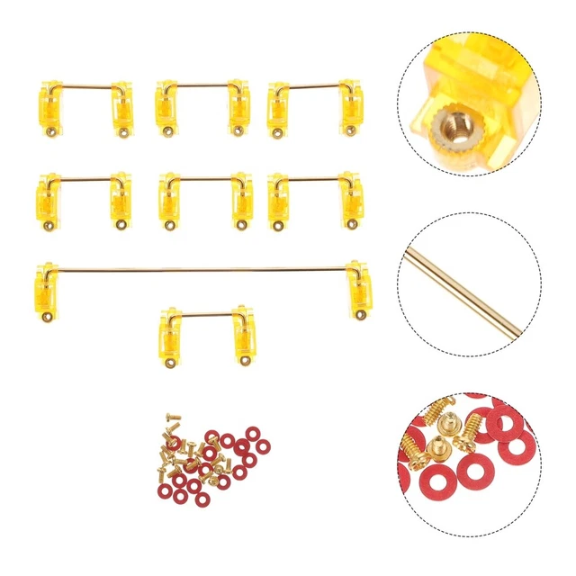 Stabilizzatori PCB trasparenti montati su PCB stile ciliegia Asse