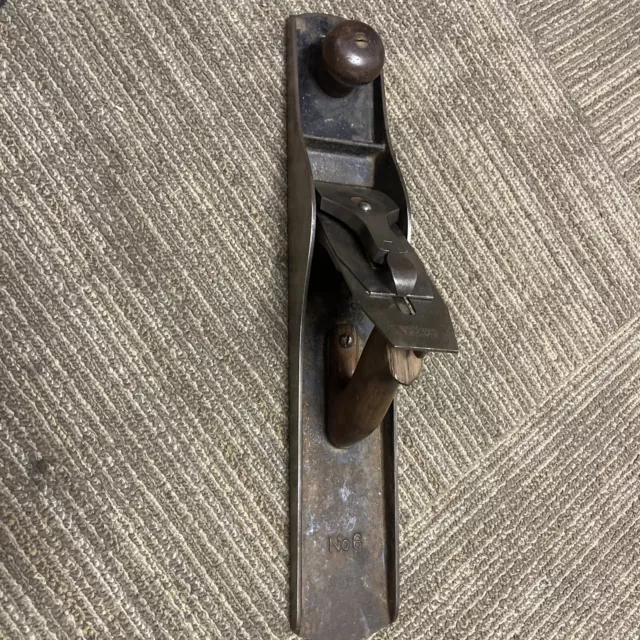 VTG STANLEY-BAILEY No.6 SMOOTH BOTTOM PLANE. PAT'D MAR-25-02 AUG-19-02 APR-19-10