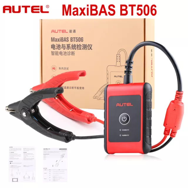 2024 Autel MaxiBAS BT506 Auto Car Battery and Electrical System Analysis Tester 2