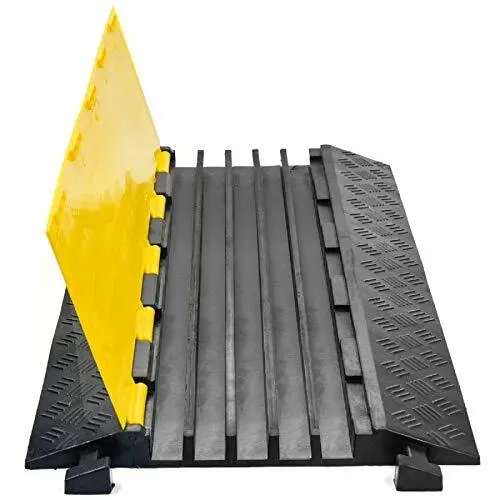 Rubber Cable Protector Ramps 1 Pack 5 channel 1 pack protector ramp 18000lbs