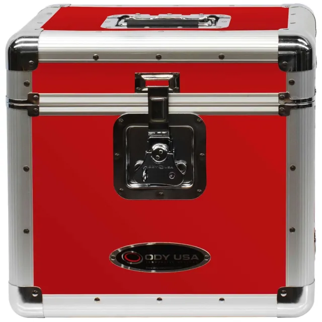Odyssey KLP2RED Krom Series Red Stackable Record / Utility Case idjnow 2