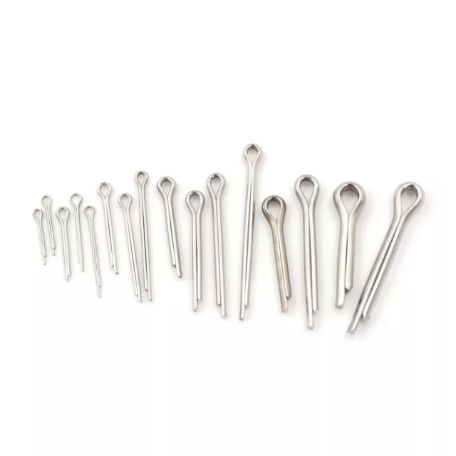 10 STÜCKE Edelstahl Split Splint Pins Hardware Befestigungsteile M2 M3 M4 O'HY
