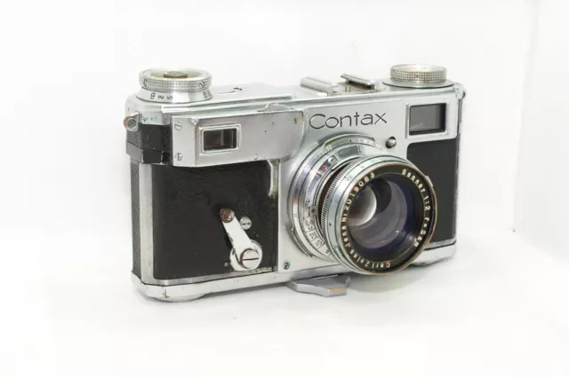 CONTAX II 1937 Zeis Ikon Rangefinder Camera CARL ZEISS JENA Sonnar Lens 1:2 5 cm