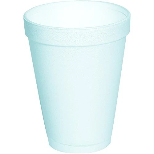 Tape Logic TLCUP12OZ Foam Cups 12 oz White Pack of 1000