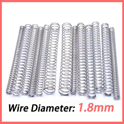 0.6mm Wire Size uxcell Compression Spring,6mm OD 16.5mm Compressed Length 30mm Free Length,10N Load Capacity,Gray,10pcs 