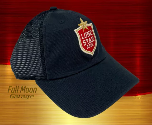 New Lone Star Beer Vintage Men's Trucker Strapback Cap Hat