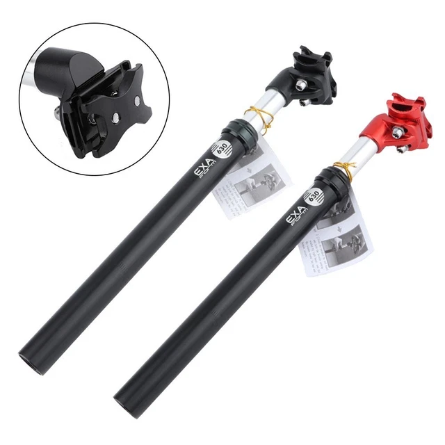 Tige De Selle Amortie 25,4*300mm Noir Pour Vélo Route/VTT - Antichoc