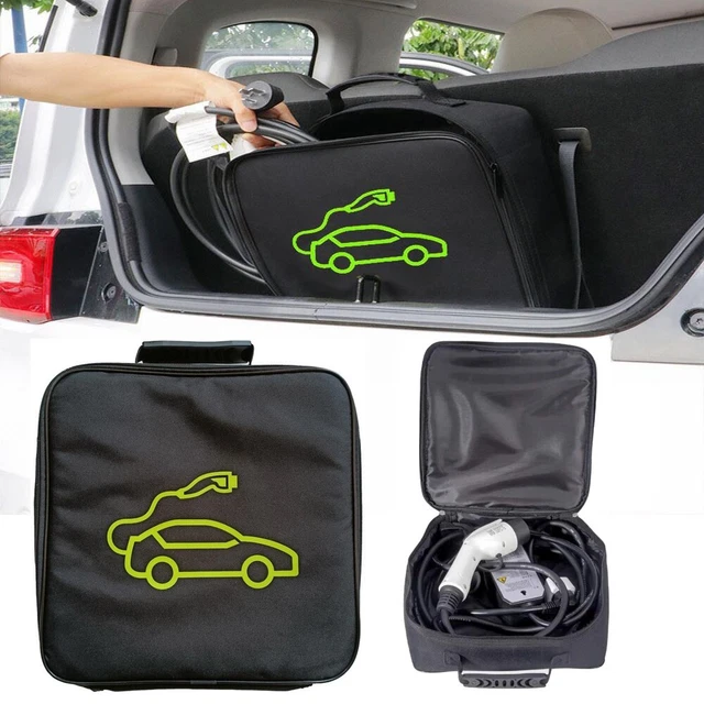 Cavo di ricarica auto organizer box con maniglia ergonomica impermeabile panno Oxford