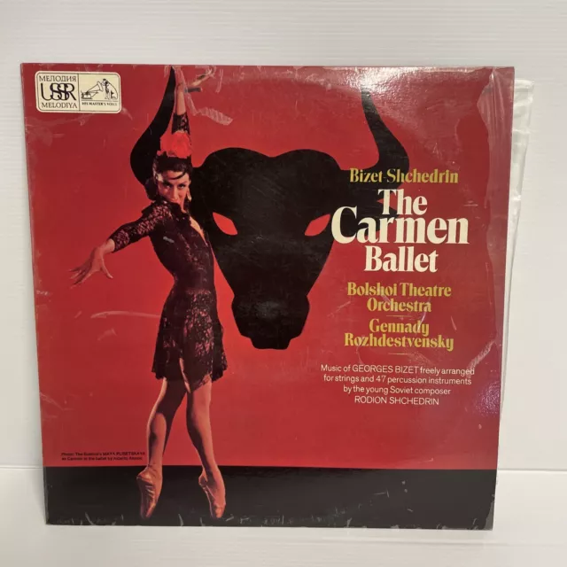 Bizet Shchedrin The Carmen Ballet Vinyl Record Melodiya HMV Australia OASD 2448
