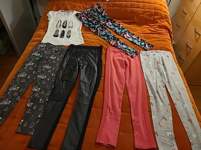 Girls Bundle Leggings T-shirt M&S GAP River Island TU Debenhams Age 11-12yrs