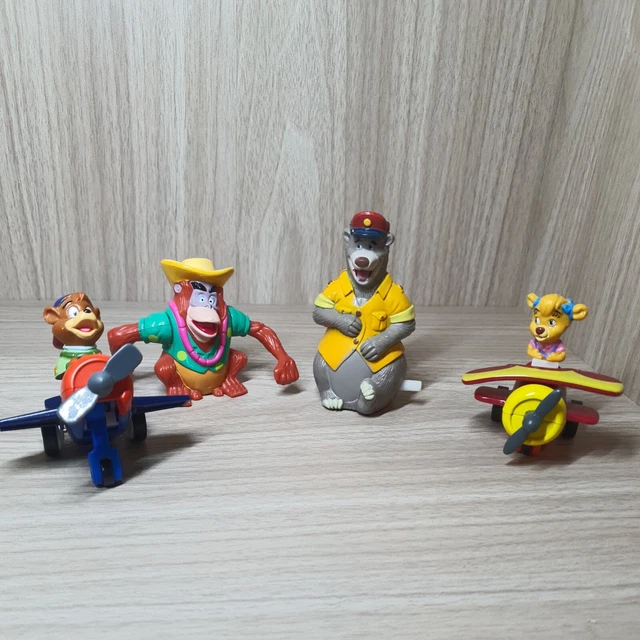 Tale Spin Disney Figures - McDonalds Happy Meal Toys Rare Jan 1993
