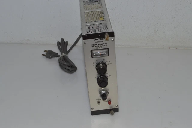 *TC* ORTEC MODEL 456 HIGH VOLTAGE POWER SUPPLY 0-3KV 0-10 mA (TP2501)