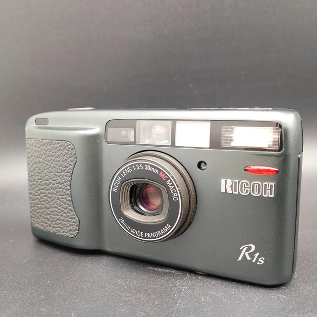 LCD WORKS " N MINT ++" Ricoh R1s Green Point & Shoot 35mm Film Camera from JAPAN