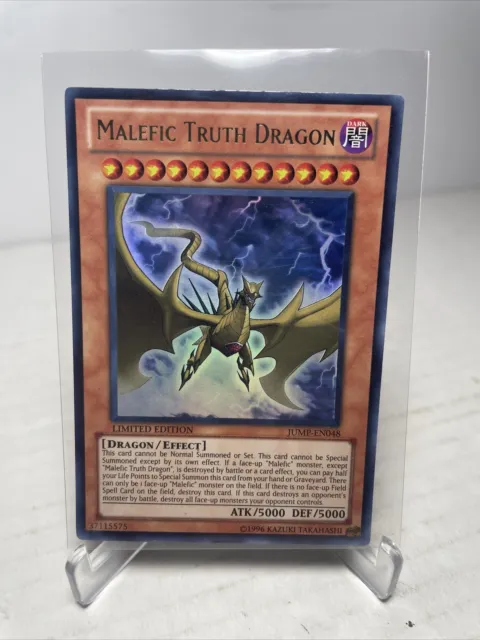 USA Seller Yugioh  Malefic Truth Dragon - JUMP-EN048 - Ultra Rare NM