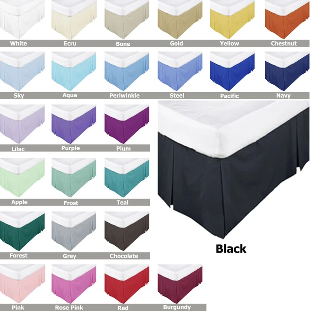 26 Colors Box Pleated Valance