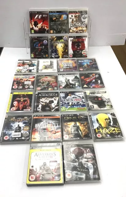 24x Assorted PS3 Games (No4) - Pre-Owned Good Condition(A5)