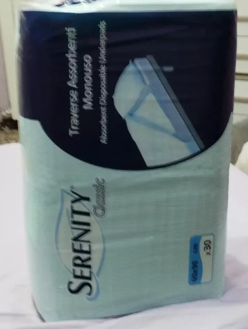 60 traverse salvaletto marca Serenity, 2 conf. x 30 pz 2