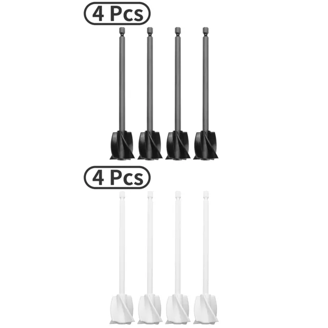 4x Resin Mixer Paddles Standard Hex Shank Epoxy,Mixer Attachment Drill Paint