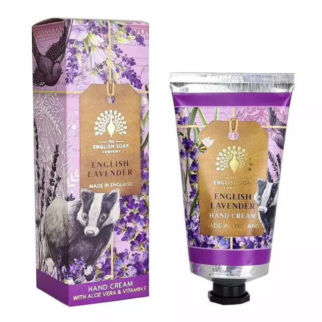 Luxury Hand Cream Anniversary English Lavender Scented Shea Butter & Aloe Vera